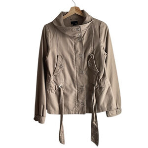 H&M Women's Beige Utility Jacket, size 6